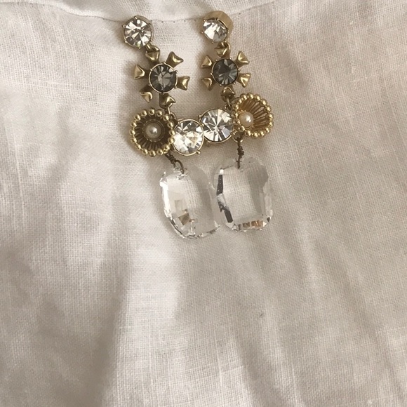 Spartina 449 Jewelry - Spartina crystal pearl look dangle post earrings Spartina 449 Jewelry - Spartina crystal pearl look dangle post earrings